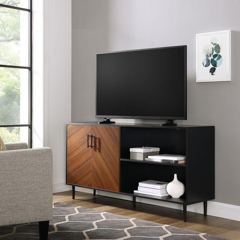 Angelo Modern 2 Door Bookmatch TV Stand for TVs up to 65" - Saracina Home, 3 of 14