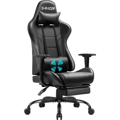 LACOO Gaming Chair Carbon Style Fiber with Massage