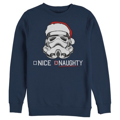 Men's Star Wars Christmas Stormtrooper Naughty List Sweatshirt