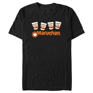 Men's Maruchan Orange and Black Instant Lunch T-Shirt - 1 of 4