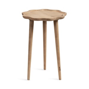 Kate and Laurel Alezar Scallop Wood Side Table - 1 of 4