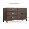 Plank+Beam Solid Wood Contemporary  6-Drawer Dresser - 3 of 4