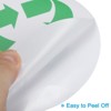 Unique Bargains Self-Adhesive Waterproof Indoor Outdoor Recycle Sticker Bin Labels 6 Pcs 5" - 3 of 4