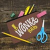 Willy Wonka And The Chocolate Factory Wonka Bar Logo Makeup Cosmetic Bag Organizer Pouch - 2 of 4