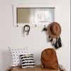 36" x 18" Pub Mirror with Metal Hooks - DesignOvation - 4 of 4