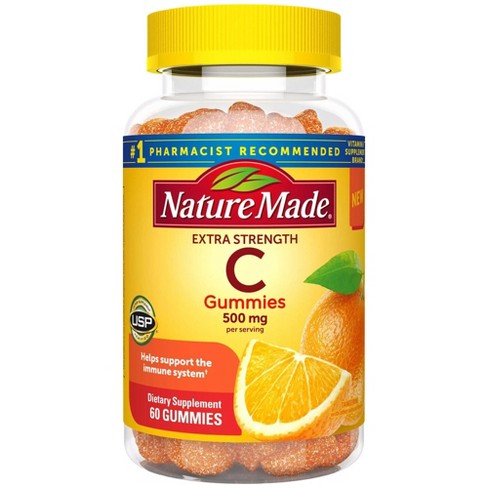 Nature Made Vitamin C 500mg Extra Strength Gummies - 60ct : Target