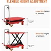 Hydraulic Lift Truck 500 Lbs Manual Single Scissors Lift Platform 28" Lift Height - 2 of 4