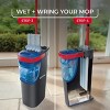 Flat Mop System Reusable Microfiber Pads Adjustable Handle - 2 of 3