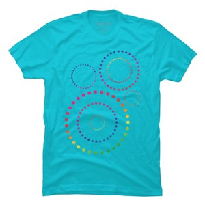 Adult Design By Humans Pride Inclusion Rainbow Circles By SpiritofWonderland T-Shirt - 1 of 2