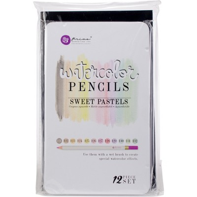 Prima Marketing Watercolor Pencils 12/Pkg-Sweet Pastels