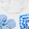 Fabric Hair Twister Set 3pc - Wild Fable™ Blue/Gold/White: Polyester Hair Twister for All Hair Types - 3 of 3