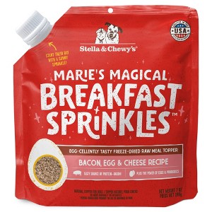 Stella & Chewy's Bacon, Cheese and Egg Flavor Sprinkles Dry Dog Food - 7oz - 1 of 4