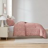 Nestl Modern Comforter Set, 3 Piece Botanical Bedding Set, Reversible Comforter Bed Set - 2 of 4