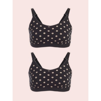 Leading Lady The Blake - Gathered-Front Comfort Nursing Bra 2-Pack
