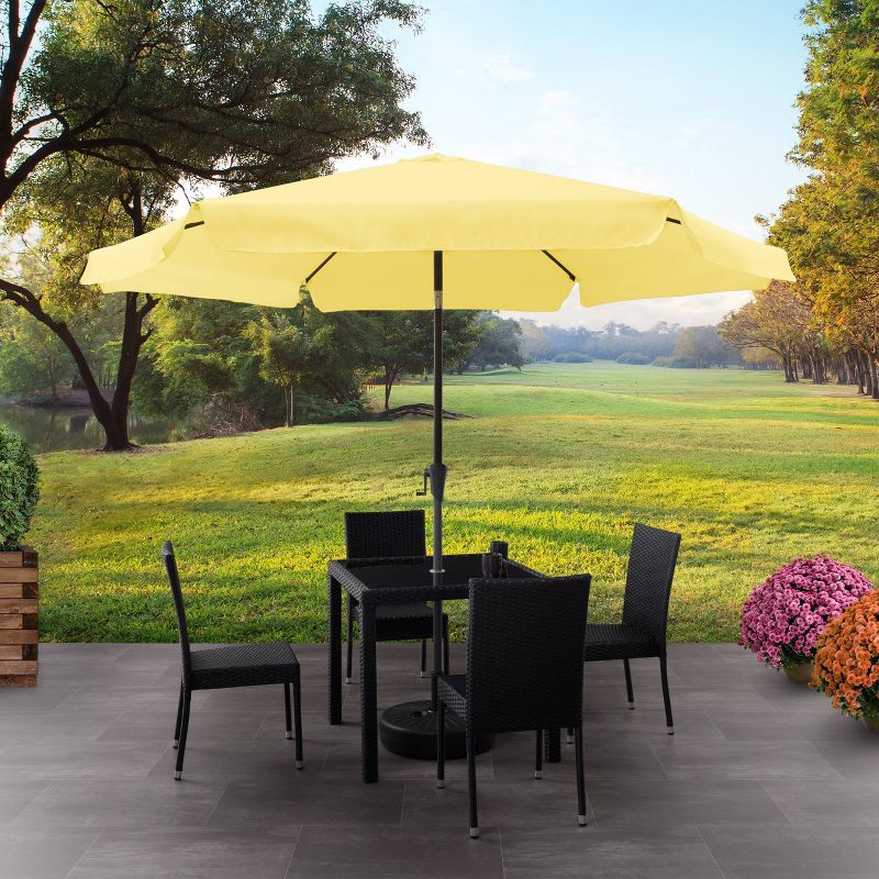 10' Tilting Market Patio Umbrella with Side Flaps - CorLiving, 2 of 9