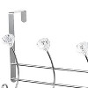 Home Mart Goods Heavy Duty Crystal Knobs Over The Door Hanger Hanging Rack 10 Hooks Organizer - 2 of 2