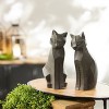 Modern Sitting Cat Statue (Set of 4) - 3 of 3