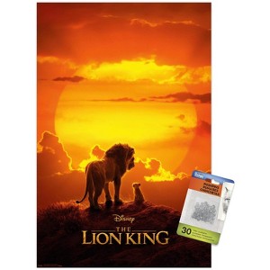 Trends International Disney The Lion King - Mufasa And Simba Unframed Wall Poster Prints - 1 of 4