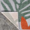 Modern Oversized Tropical Leaves Coastal Indoor Outdoor Area Rug by Blue Nile Mills - 3 of 4