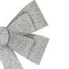 Northlight LED Lighted Tinsel Bow Christmas Decoration - 24" - Silver - Warm White Lights - 4 of 4