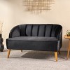 NicBex 50 Inch Loveseat Sofa Mid-Century Comfy 2 Seater Couch with Wood Legs for Living Room,Apartment - 4 of 4