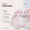 Bearington Cottontail The Stuffed Animal Bunny Rabbit, 14 Inches Pink Easter Plush Bunny with Soft Fur - 2 of 4