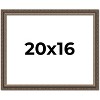 PosterPalooza | Sculpted Silver Picture Frame - UV Acrylic, Backing Board, Hanging Hardware Included - 2 of 4