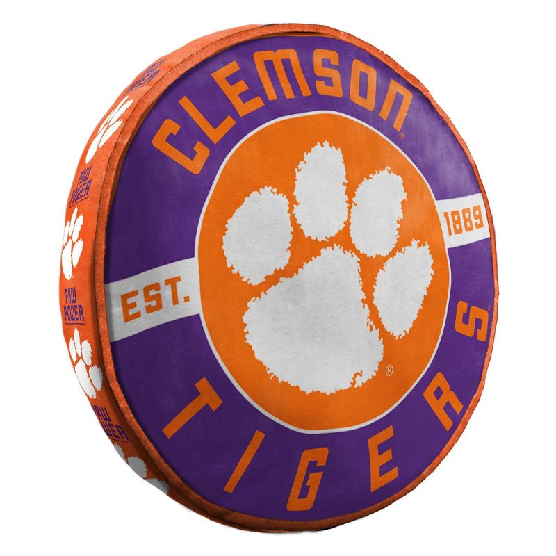 15&#39;&#39; NCAA Clemson Tigers Cloud Pillow, 1 of 4