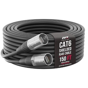 LyxPro Shielded CAT6 Ethercon Cable, Male to Male, Pro Audio & Lighting RJ45 Cable - 1 of 4