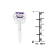 Slickblue Radiant 2.3 Ct. Amethyst/Emerald Trio Cocktail Ring for Women, with Clear Accents, Sizes 5-10 - 4 of 4