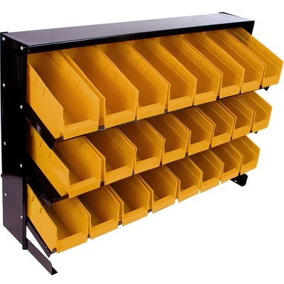 Fleming Supply Plastic/Metal Storage Module 15 Bin Storage Rack