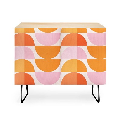 ThirtyOne Illustrations Tangerine Credenza - Deny Designs