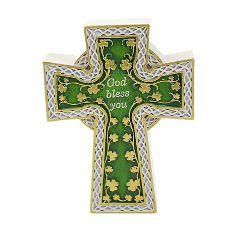 Saint Patricks Irish Blessings Wall Sign - One Sign 6.25 Inches - Clover  Luck - 70080b - Wood - Green : Target