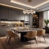 LNC Awtisfin 1-Light Polished Gold with Acrylic Glass Round LED Indoor Chandelier: Energy-Efficient, ETL Listed, Dimmable - 3 of 4