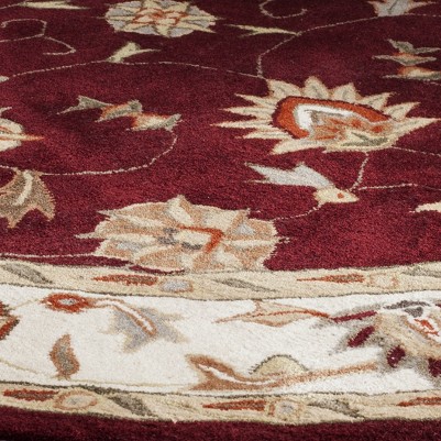 red/ivory