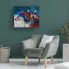 Trademark Fine Art - Marion Rose 'Wolves' Wood Slat Art - 3 of 4