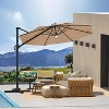 GustoWave Rotating 10Ft Patio Umbrella for Pool, Deck, Garden - 4 of 4