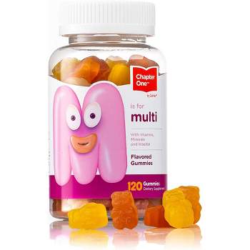 Chapter One by Zahler Multivitamin for Kids, Includes Vitamin C, Vitamin D3 & Zinc, Certified Kosher - 120 Flavored Gummies