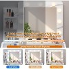 Acekool Vanity Desk with Mirror & Lights, Power Outlet, 3 Lighting Modes, 2 Drawers, Makeup Table for Bedroom - 3 of 4