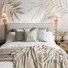 Nathan James (Set of 2) Millie Plugin Wall Sconce Light Fixtures Cotton Shade/Brass - 2 of 4