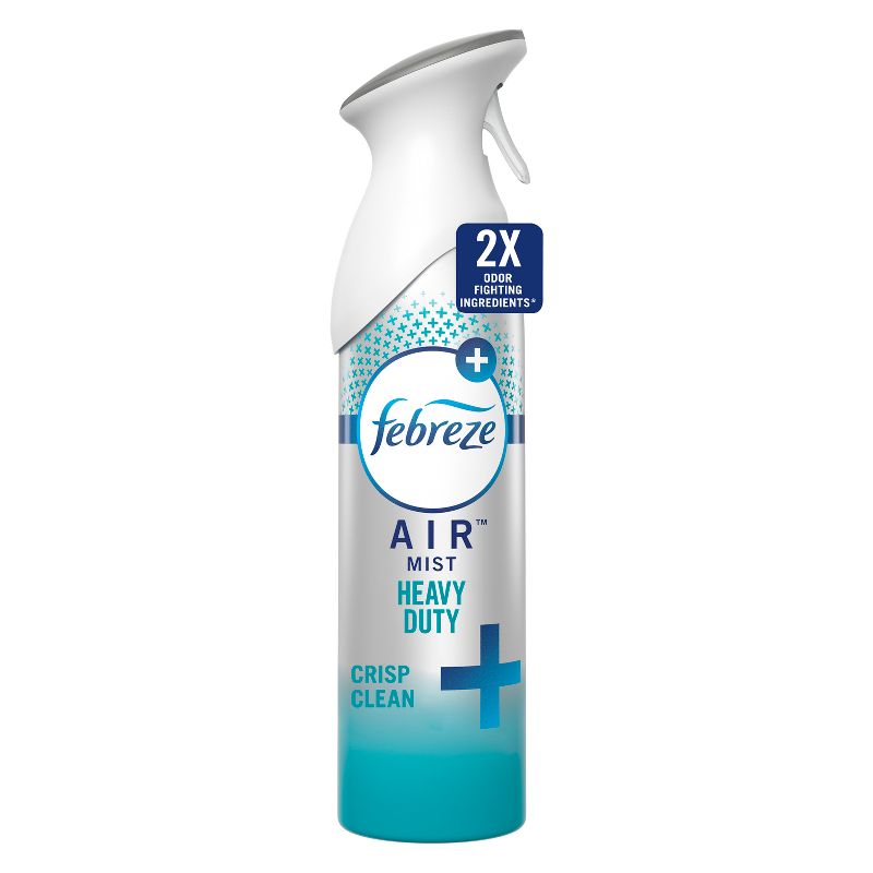 Febreze Air Freshener Heavy Duty Crisp Clean - 8.8oz, 1 of 9