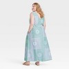 Women's Tie-Front Maxi A-Line Dress - Universal Thread™ Blue Paisley - 2 of 3