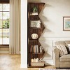 Hommoo 5-Tier Corner Bookshelf Brown - 4 of 4