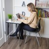 School Student Stack Chair - Luxurious and Comfortable Seat with Robust Riveted Frame - for Classrooms in Home Learning or Office - Packk of 4 Chairs - 2 of 4
