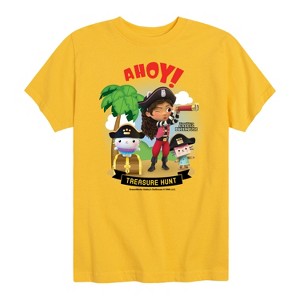 Boys' - Gabby's Dollhouse - Ahoy Treasure Hunt Short Sleeve Graphic T-Shirt - 1 of 4