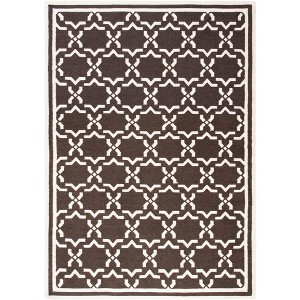 Dhurries DHU545 Hand Woven Flat Weave Indoor Rugs - Safavieh - 1 of 4