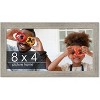 PosterPalooza | 8x4 Wide Barnwood Picture Frame, UV Acrylic, 6 Finishes - Grey, Brown, White, and Black - 2 of 4