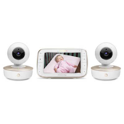 motorola 5 video baby monitor with two cameras