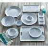 tagltd Terrazzo Melaminee Salad Plate S4 Dinnerware Serving Plate Dish - 2 of 2