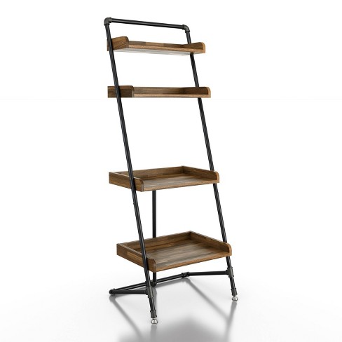 Ladder deals display shelf